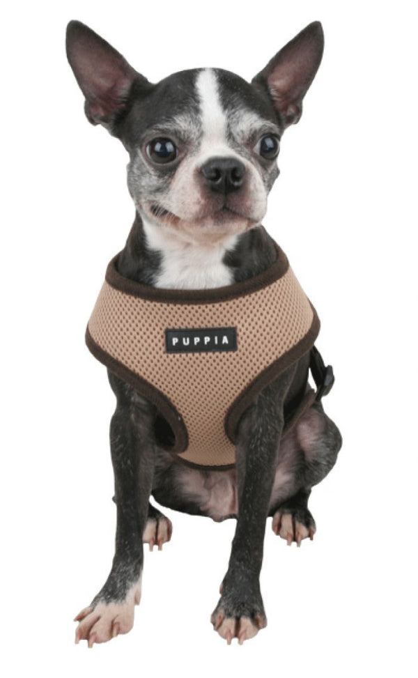 Puppia Hundegeschirr „Bonnie“ – Für Kleine & Mittelgroße Hunde, Verstellbar, Mit Karo-Muster