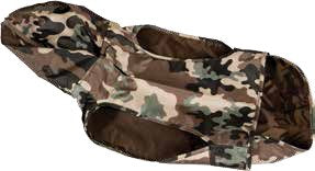 Hunderegenmantel speziell für englische Bulldoge - Camouflage