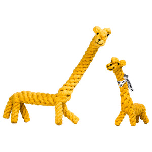 Gretchen Giraffe Seilspielzeug - Hund Gelb 23x12x3 cm