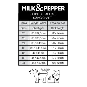 Milk&Pepper Hundemantel / Wende-Hundemantel Taipan