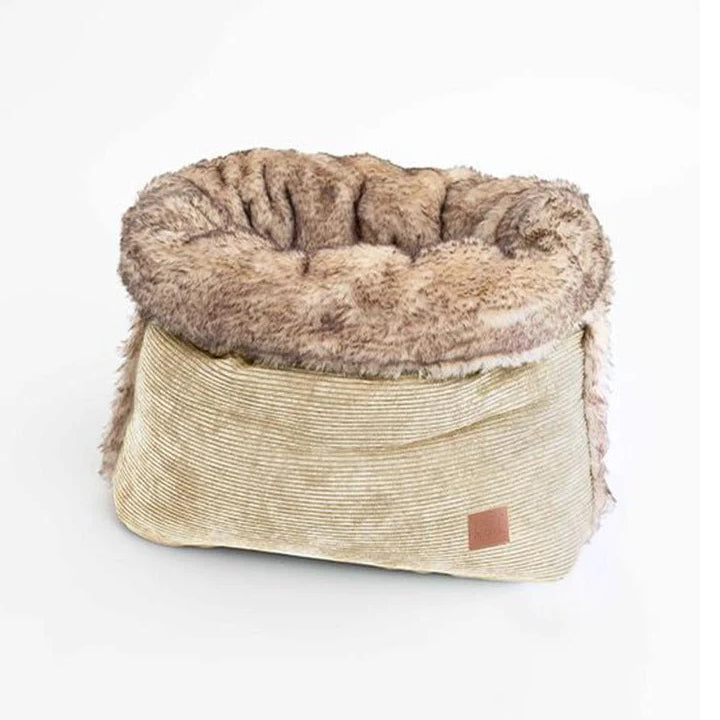 Pet & Co. Kuschelsack / Snuggle Bed Cord (Faux Fur) - Sand