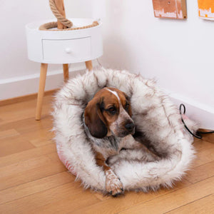 Pet & Co. Kuschelsack / Snuggle Bed Canvas Faux Fur