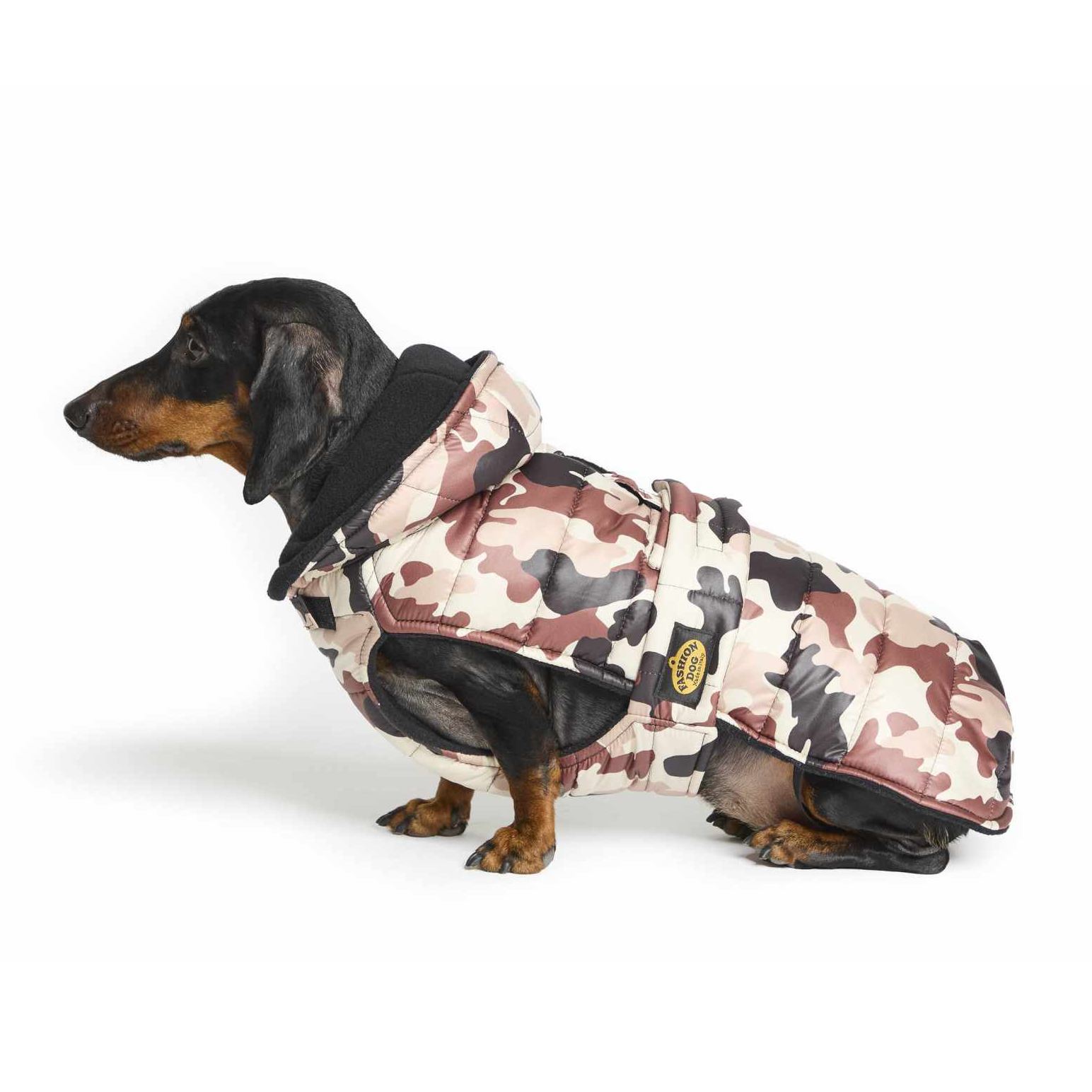 Dackel Steppmantel – Winter- & Regenmantel für Teckel