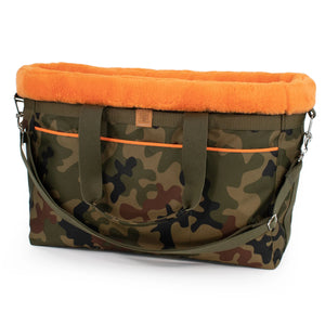 Travel-Bag Camo-Orange - die Reisetasche für deinen Hund