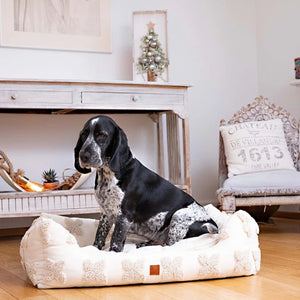 Pet & Co. Hundebett Kingston Flowers Rosé