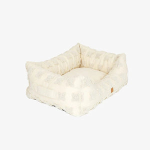 Pet & Co. Hundebett Kingston Flowers Creme