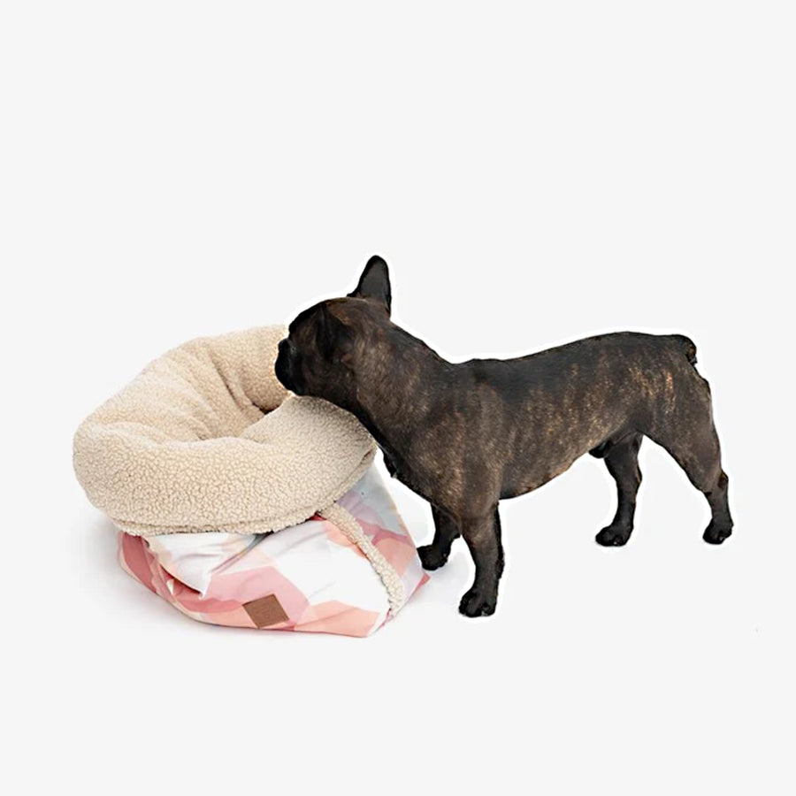 Pet & Co. Kuschelsack / Snuggle Bed Canvas Teddy Fur