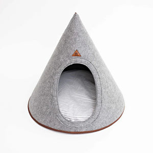Pet & Co. Hunde und Katzen Kuschelhöhle Tonto - Felt Grey
