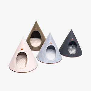 Pet & Co. Hunde und Katzen Kuschelhöhle Tonto - Felt Olive