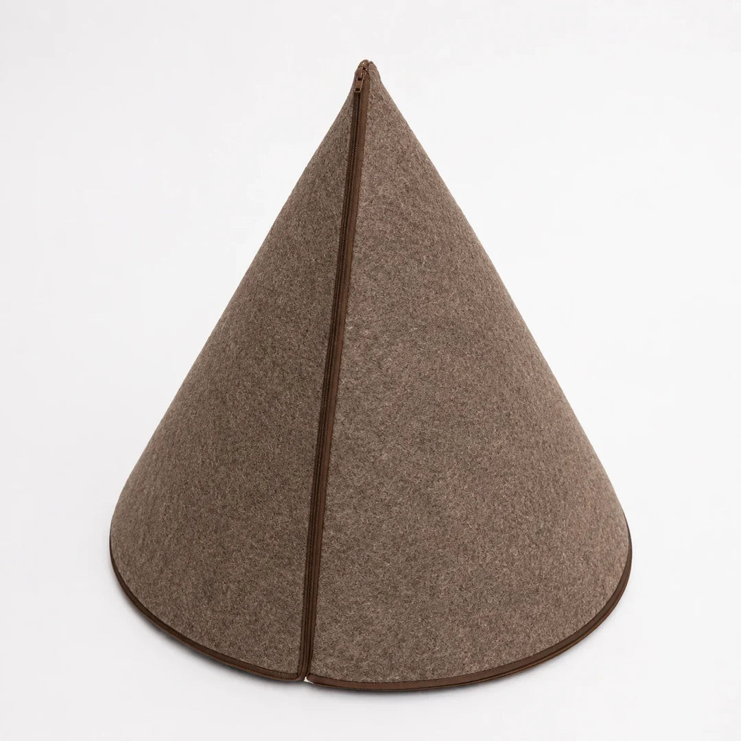 Pet & Co. Hunde und Katzen Kuschelhöhle Tonto - Felt Brown