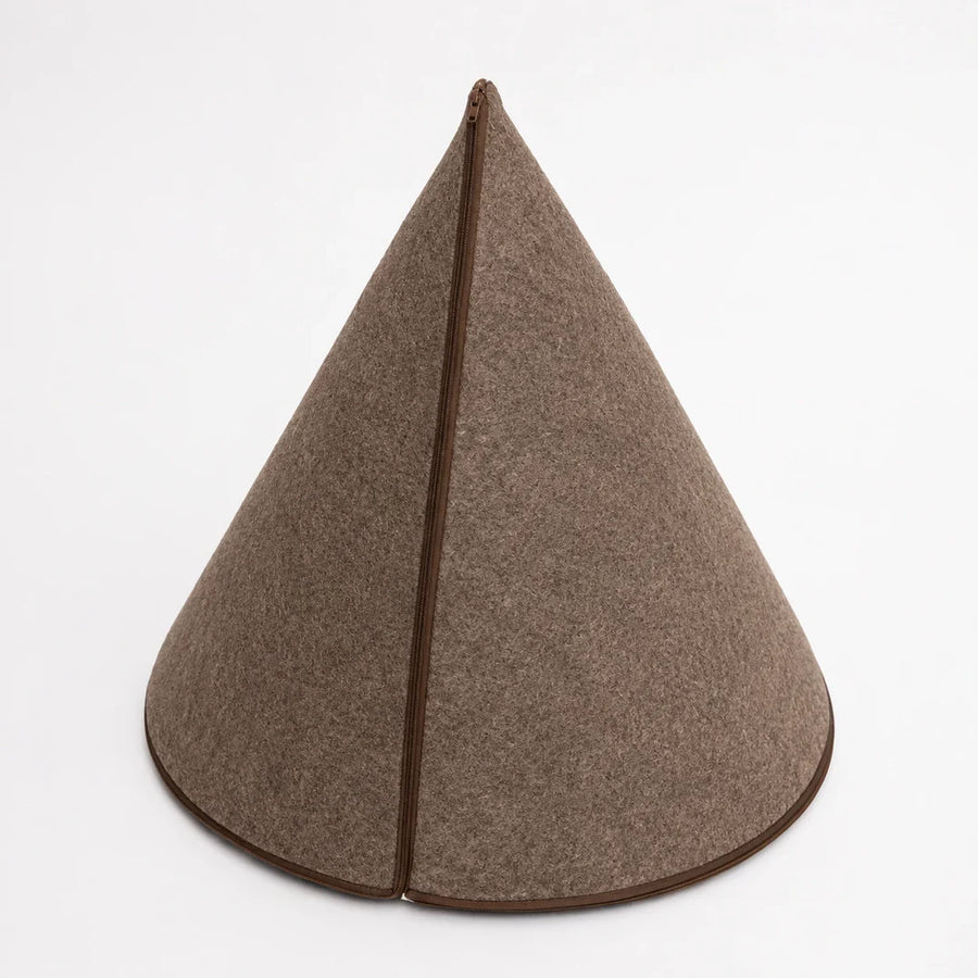 Pet & Co. Hunde und Katzen Kuschelhöhle Tonto - Felt Brown