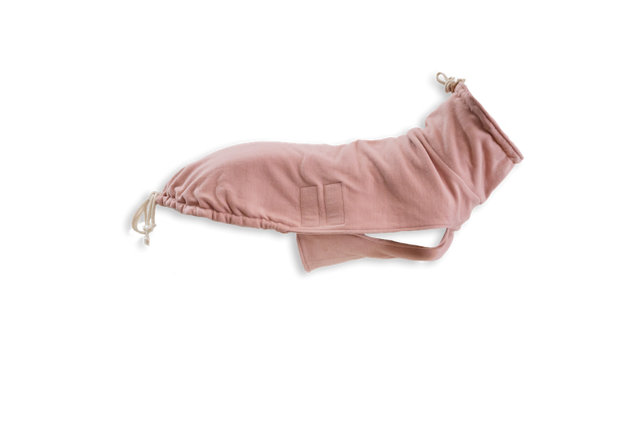 Hundepullover Fleece aus Bio Baumwolle | Pink Berry