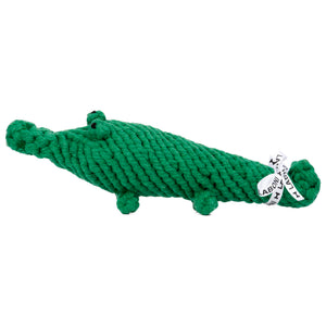 Kalli Krokodil Seilspielzeug - Hund Grün 32x7x9 cm