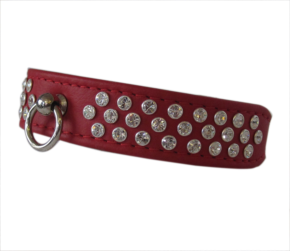 Hundehalsband Swarovski Star - Farbe wählbar