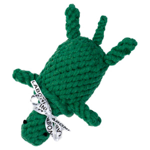 Tina Turtle Seilspielzeug - Hund Grün 19x14x6 cm
