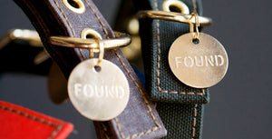 Found my Animal - Halsband Canvas Braun