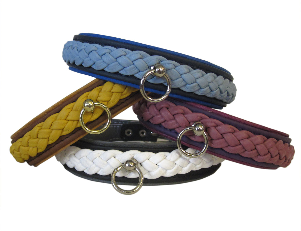 Hundehalsband Treccia