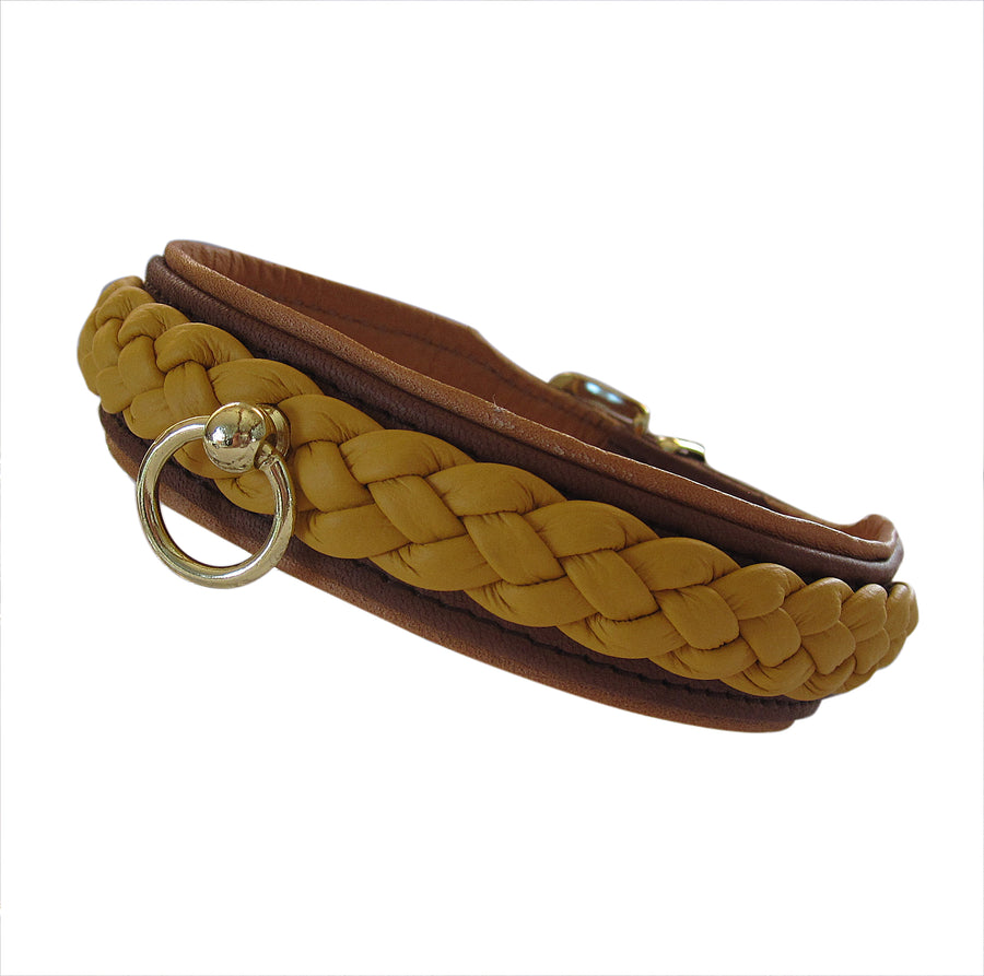 Hundehalsband Treccia