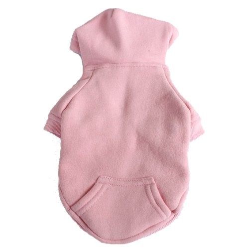 Hunde Kapuzen-Sweatshirt Rosa