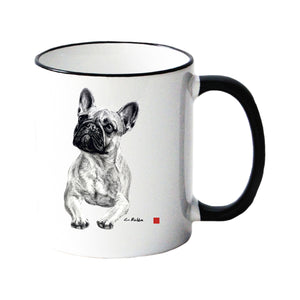 Lieblingsbecher / Kaffeetasse Französische Bulldogge