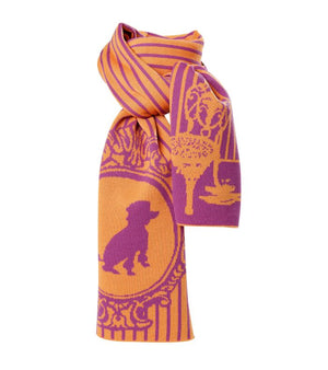 UPPERCASE - Merino-Schal Good Dog Pudel - Orange Blossom / Very