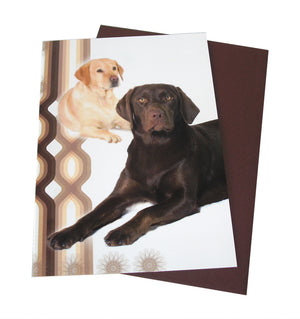 Dog Design Klappkarten von Tigerherz