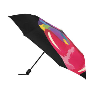 Regenschirm Französische Bulldogge mit Herz