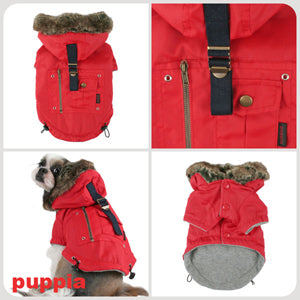 Puppia &#8211; Hundeparka Coupe d'Etat - Rot