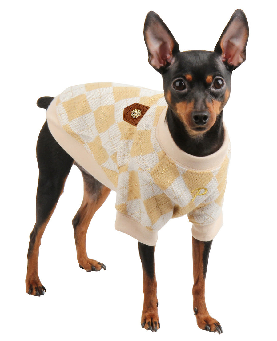 Puppia Argyle Mode Sweater