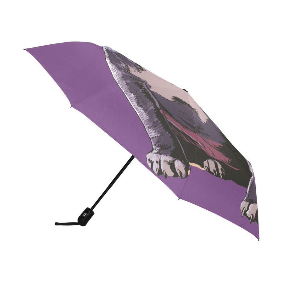 Regenschirm Baby Dog purple / Französische Bulldogge / Frenchie