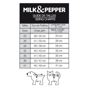 Milk&Pepper Hundemantel Kalani - wendbar