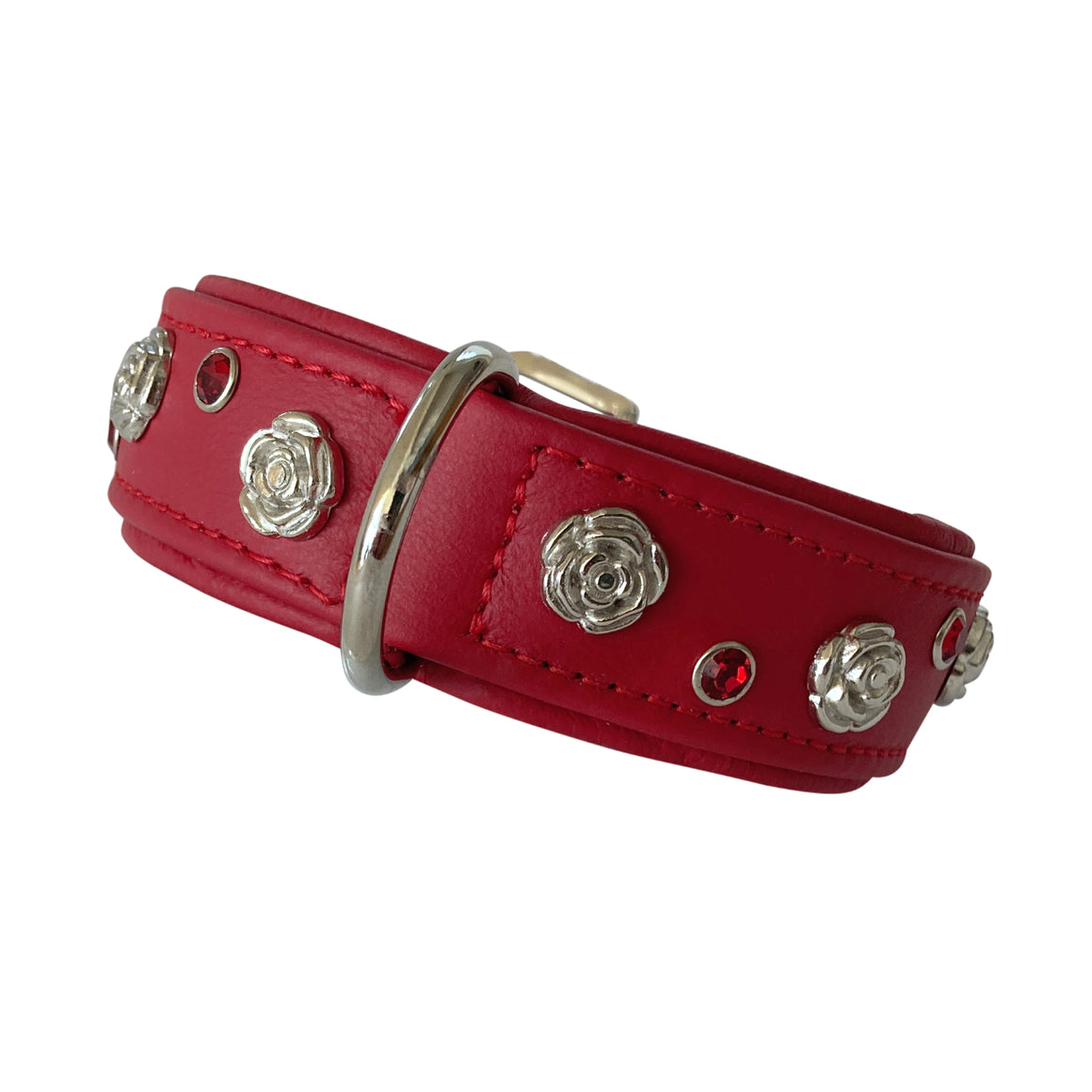 Hundehalsband Rose - individuelle Farbgestaltung