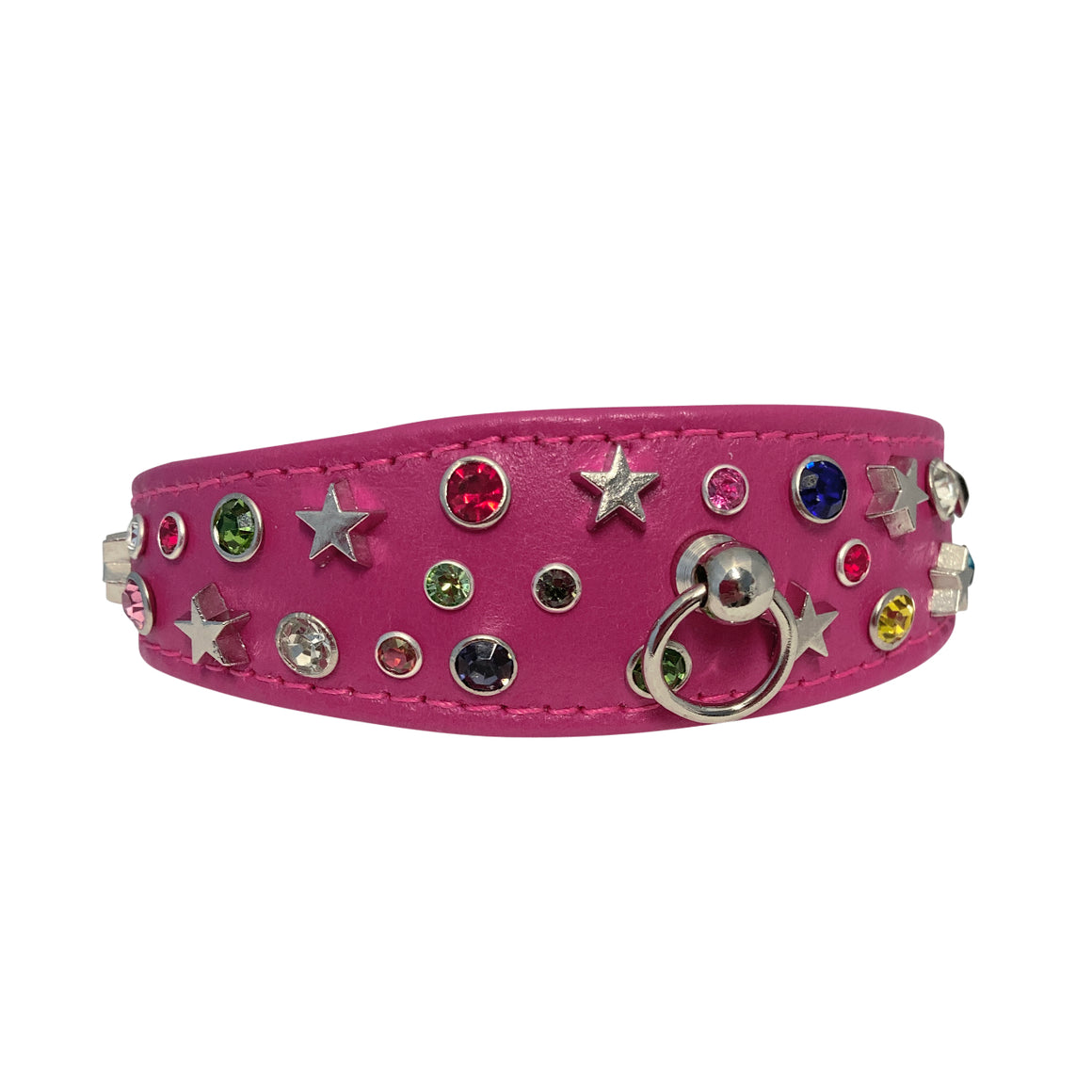 Hundehalsband/Windhundhalsband Galaxy - individuelle Farbgestaltung - gepolstert