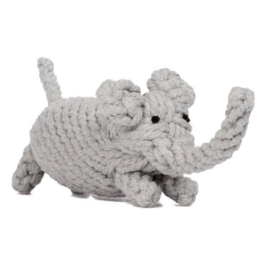 Elton Elefant Seilspielzeug - Hund Grau 33x8x10 cm