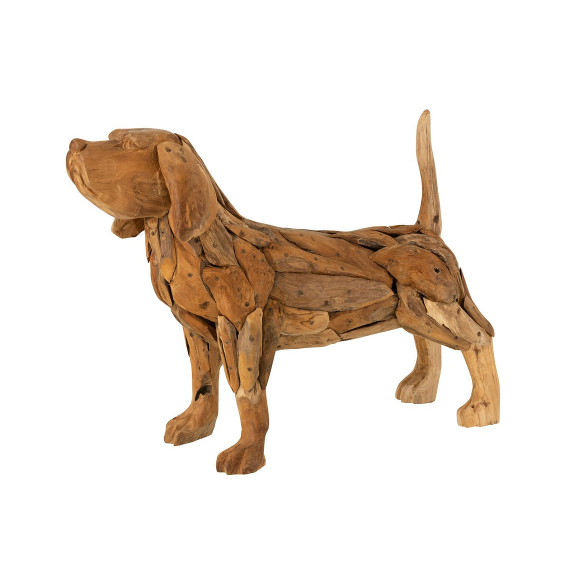 Dog Pieces / Hunde Deko-Figur aus Teakholz Natur